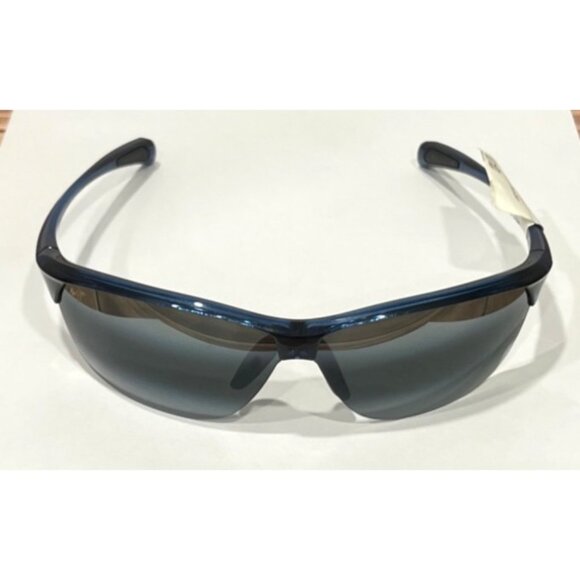 NEW Maui Jim Grey Hot Sands Blue Polarized Sunglasses 426-03 With Case & Cloth - Picture 4 of 8